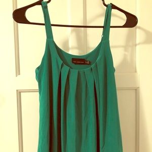 The limited green tank blouse